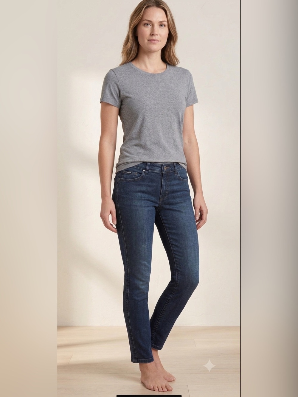 ⁠KÜHL Skinny Women's Size 8 Short Dark Indigo Stretch Jeans-petite